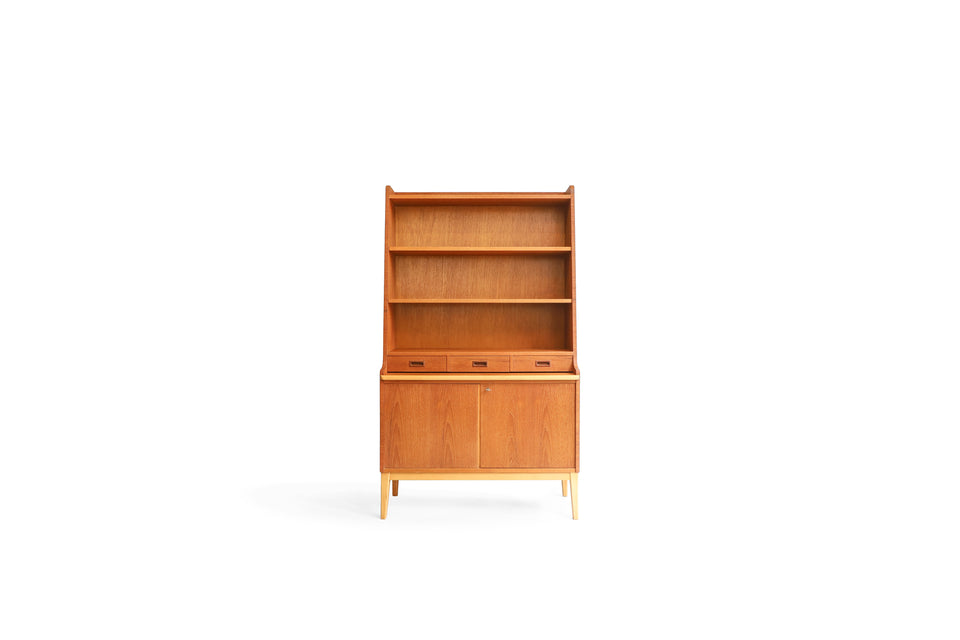 Scandinavian Vintage Bookcase Bureau/北欧ヴィンテージ ブックケース ビューロー 本棚 シェルフ