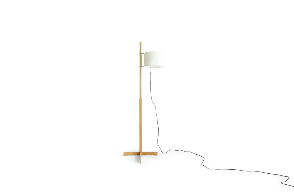 Miguel Milá TMM Floor Lamp Santa&Cole/ミゲル・ミラ TMMフロアランプ サンタ&コール オーク材 スペイン