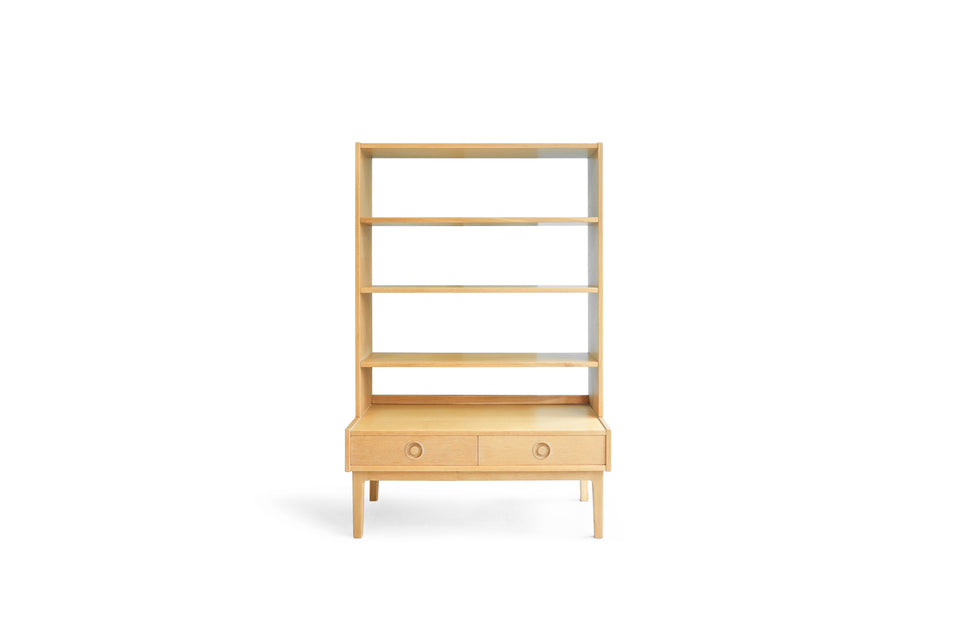 Scandinavian Vintage Open Bookcase Oakwood/北欧ヴィンテージ オープンブックケース 本棚 オーク材