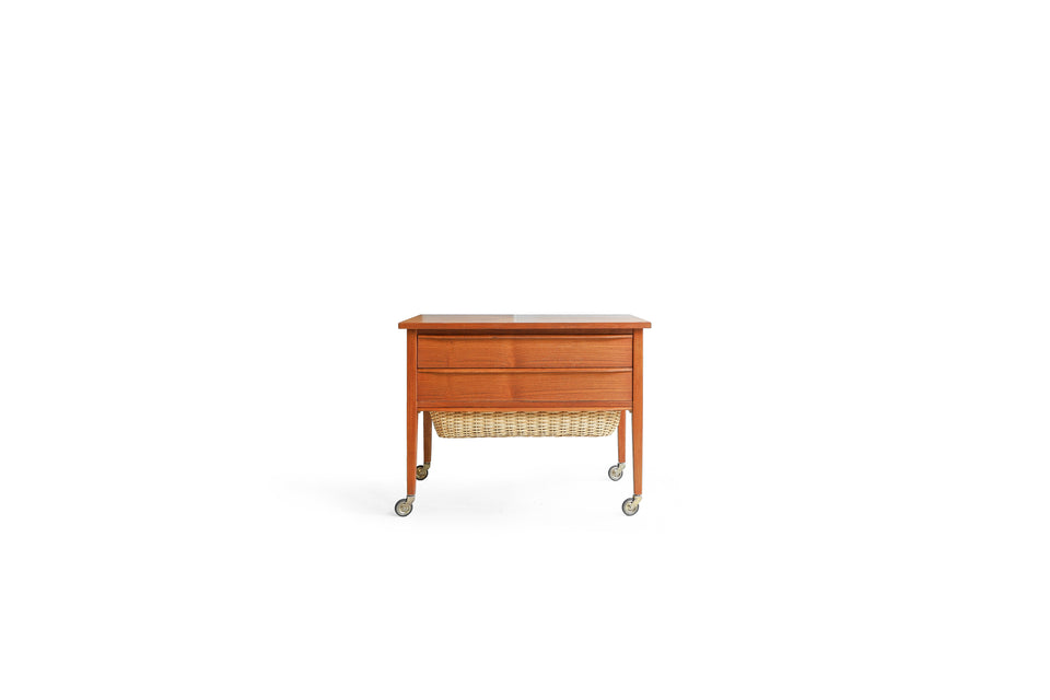 Sewing Wagon Table Danish Vintage/デンマークヴィンテージ ソーイングワゴン サイドテーブル 北欧家具