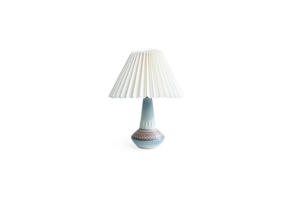 Soholm Table Lamp Model 926 Light Blue and Brown/テーブルランプ エイナー・ヨハンセン スーホルム デンマークヴィンテージ