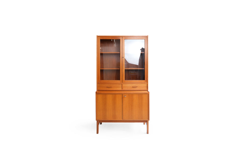 Swedish Vintage Glass Cabinet Cupboard/スウェーデンヴィンテージ ガラスキャビネット カップボード