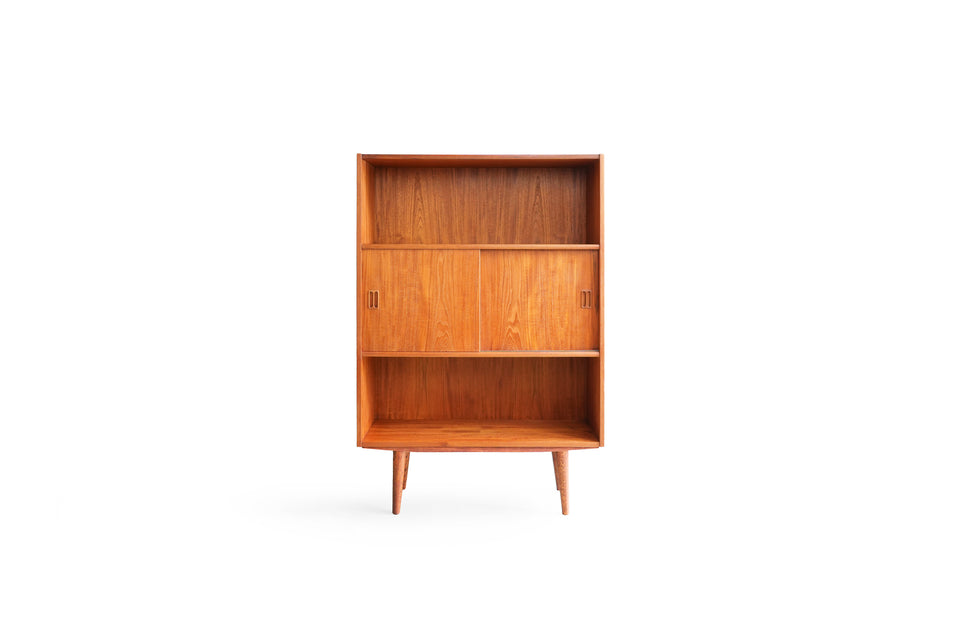 Teak Bookcase Shelf with Door Danish Vintage/デンマークヴィンテージ ブックケース シェルフ扉付き チーク材