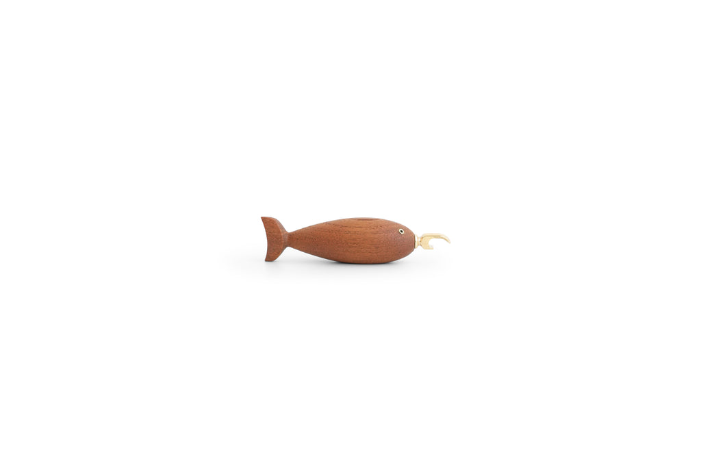 デンマークヴィンテージ お魚 ボトルオープナー 栓抜き チーク材/Teak