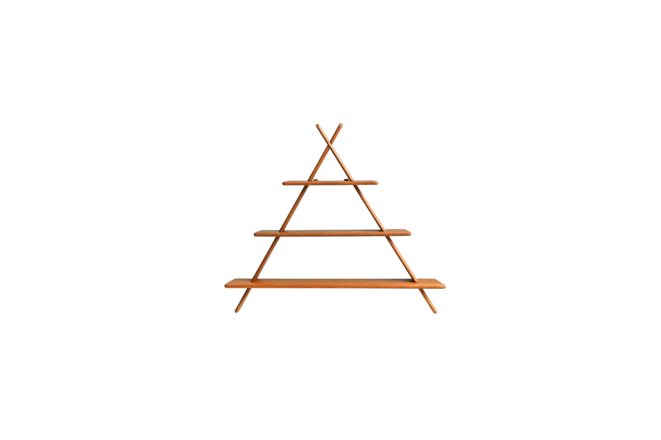 Teakwood Triangle Shelf Amagerhylde Danish Vintage/デンマークヴィンテージ ウォールシェルフ アマーシェルフ 北欧インテリア