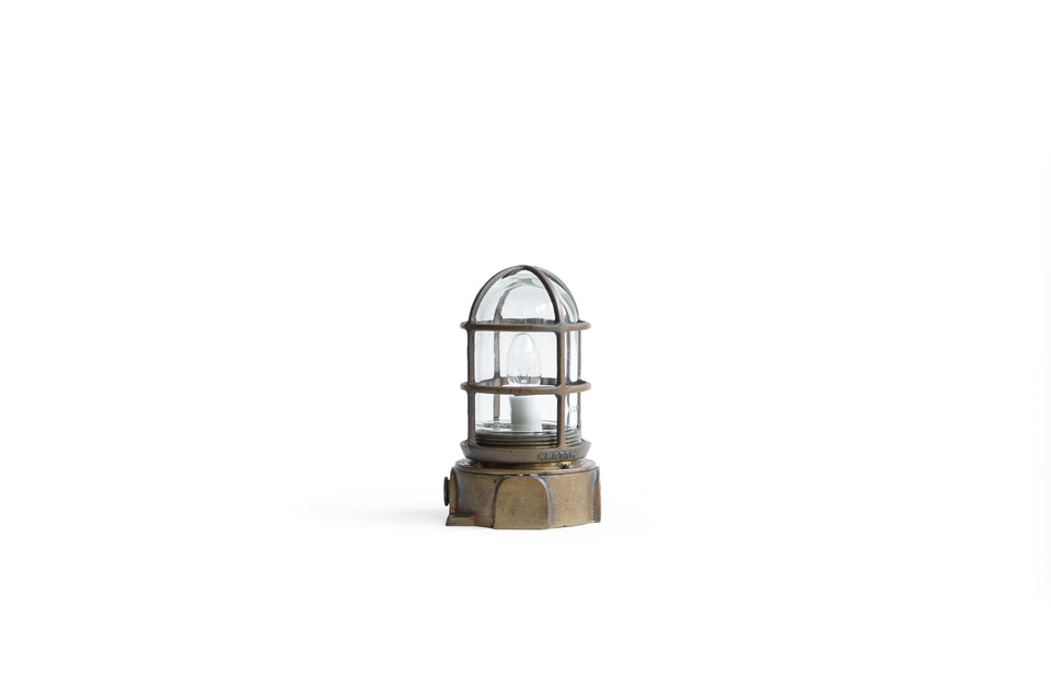 US Vintage Brass Marine Lamp/アメリカヴィンテージ マリンランプ 真鍮製
