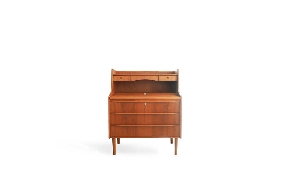 Writing Bureau Teakwood Danish Vintage/デンマークヴィンテージ ライティングビューロー チーク材 北欧家具