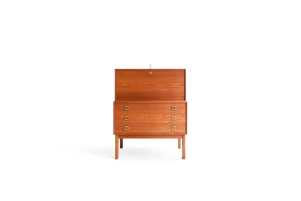 Writing Bureau Secretary Desk Danish Vintage/デンマークヴィンテージ ライティングビューロー チーク材 北欧家具