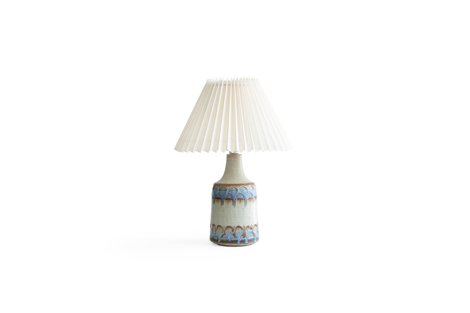 Soholm Table Lamp Beige&Blue Danish Vintage/デンマークヴィンテージ スーホルム テーブルランプ