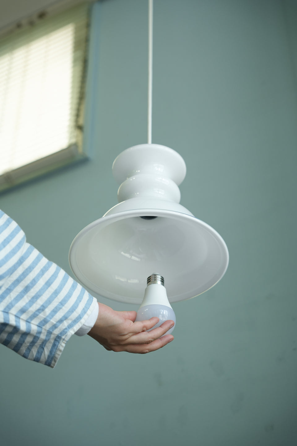 Vintage Holmegaard Pendant Light Tivoli Small White/ホルムガード チボリ ペンダントライト デンマークヴィンテージ