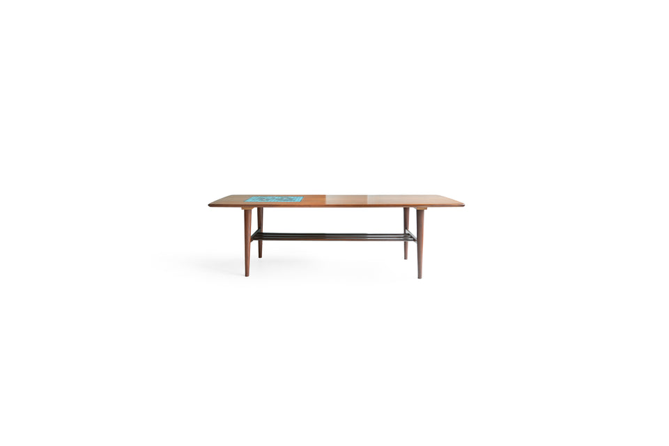 Dutch Vintage Webe Coffee Table Louis van Teeffelen × Jaap Ravelli/オランダヴィンテージ コーヒーテーブル タイルトップ チーク材