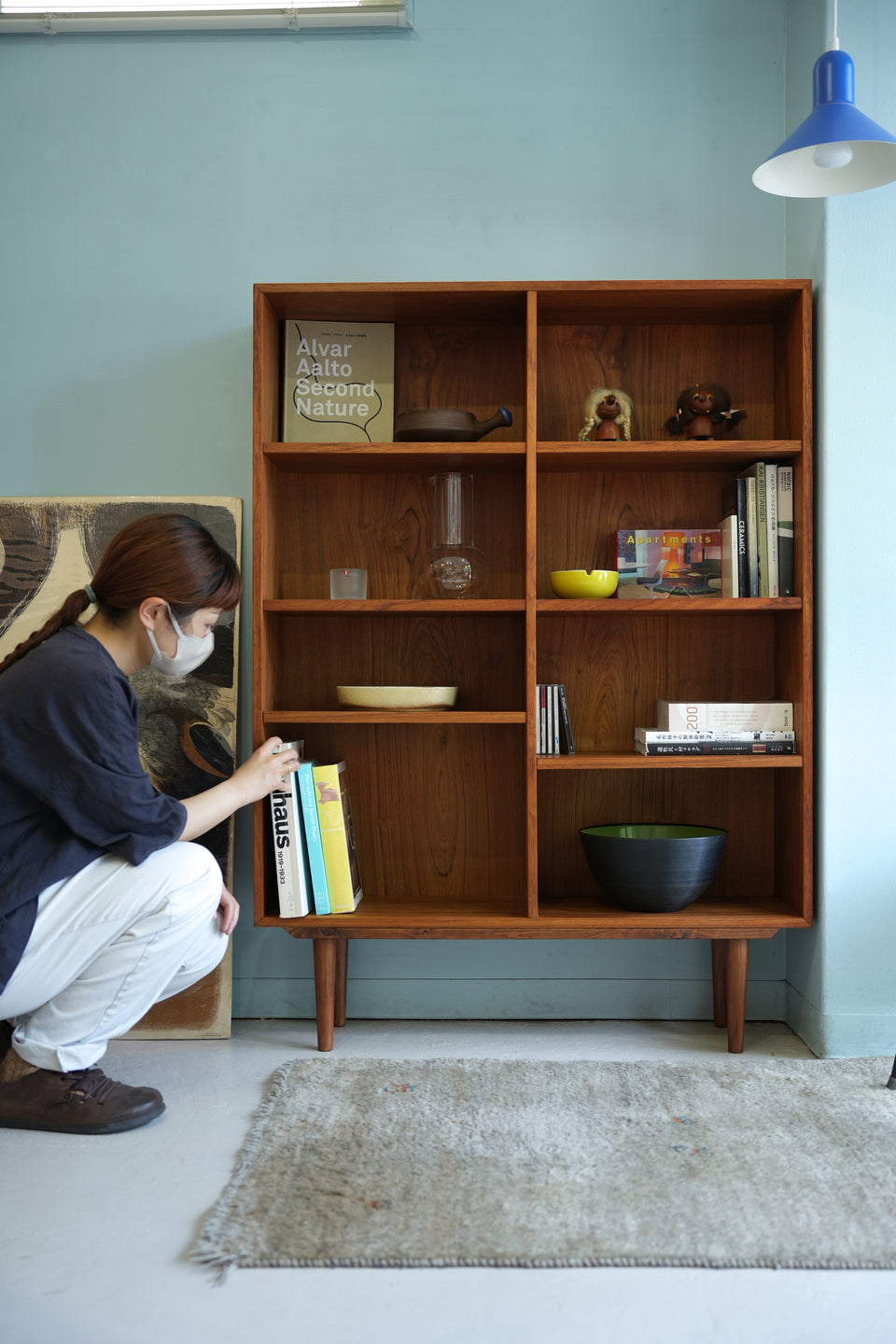 Scandinavian Vintage Bookcase Teakwood/北欧ヴィンテージ ブックケース 本棚 チーク材
