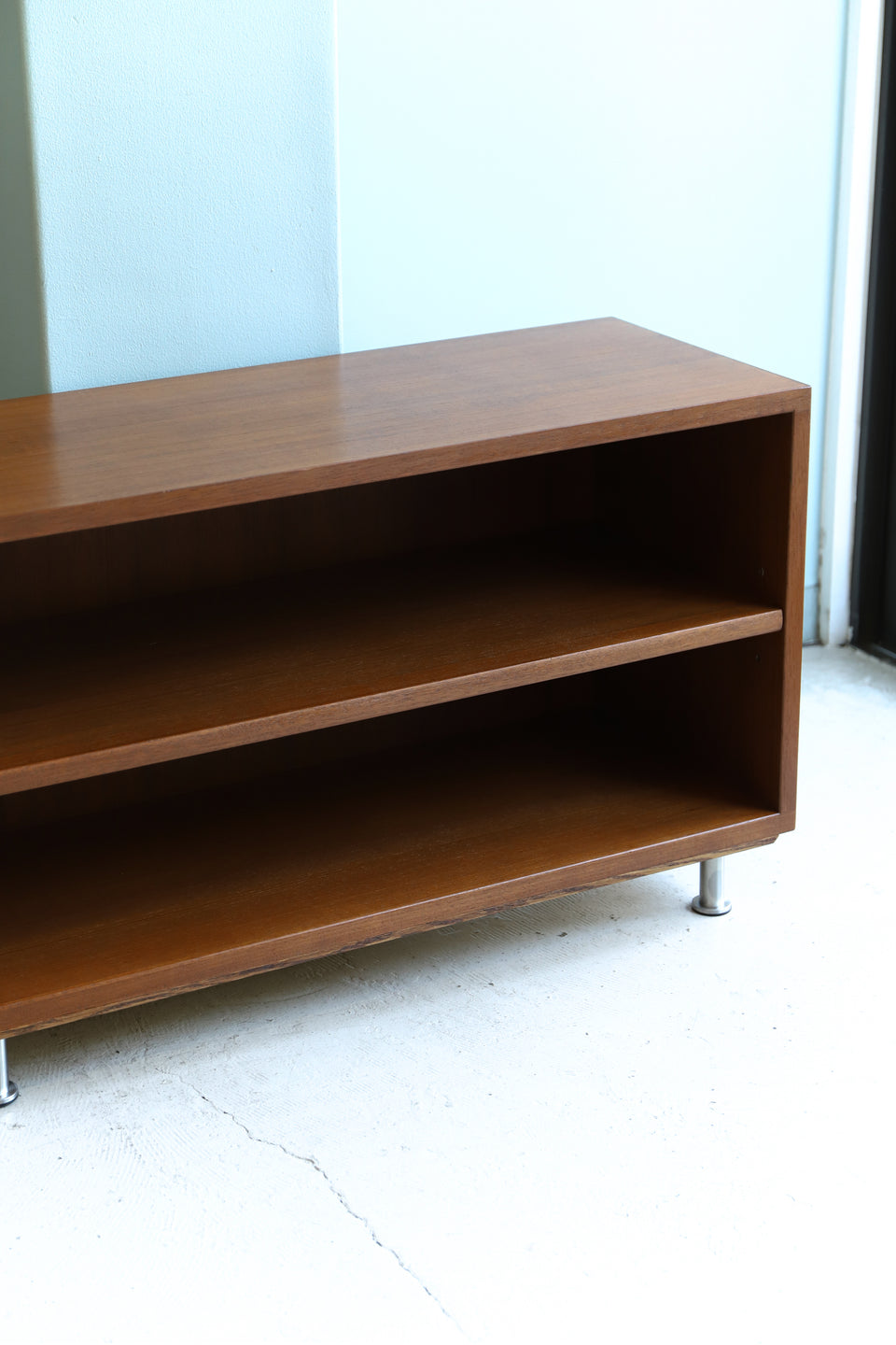 Japanese Vintage Teakwood Low Shelf/ジャパンヴィンテージ 本棚 ローボード チーク材
