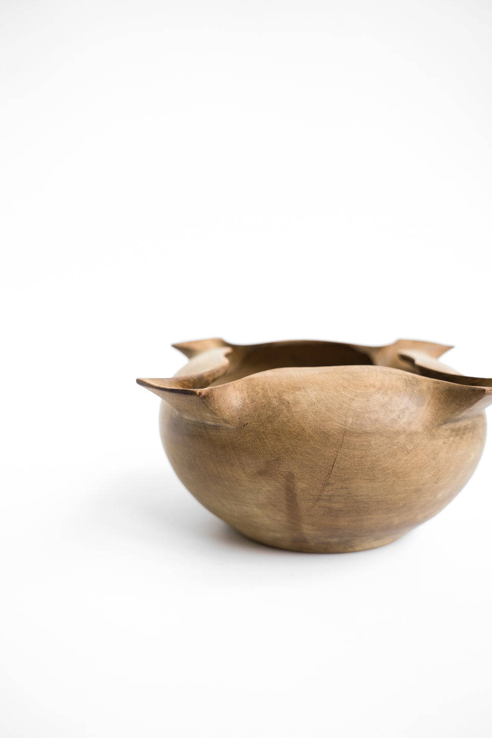 Made in Italy Wooden Bowl/イタリア製 木製ボウル ヴィンテージインテリア