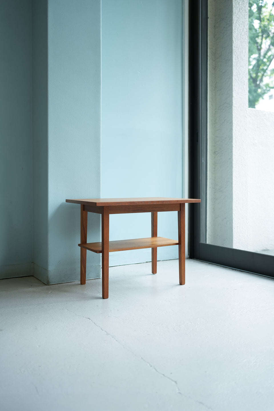 Danish Vintage Side Table with Rack Teakwood/デンマークヴィンテージ サイドテーブル ラック付き チーク材 北欧家具