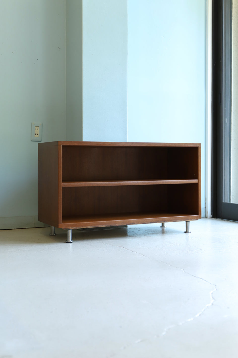 Japanese Vintage Teakwood Low Shelf/ジャパンヴィンテージ 本棚 ローボード チーク材