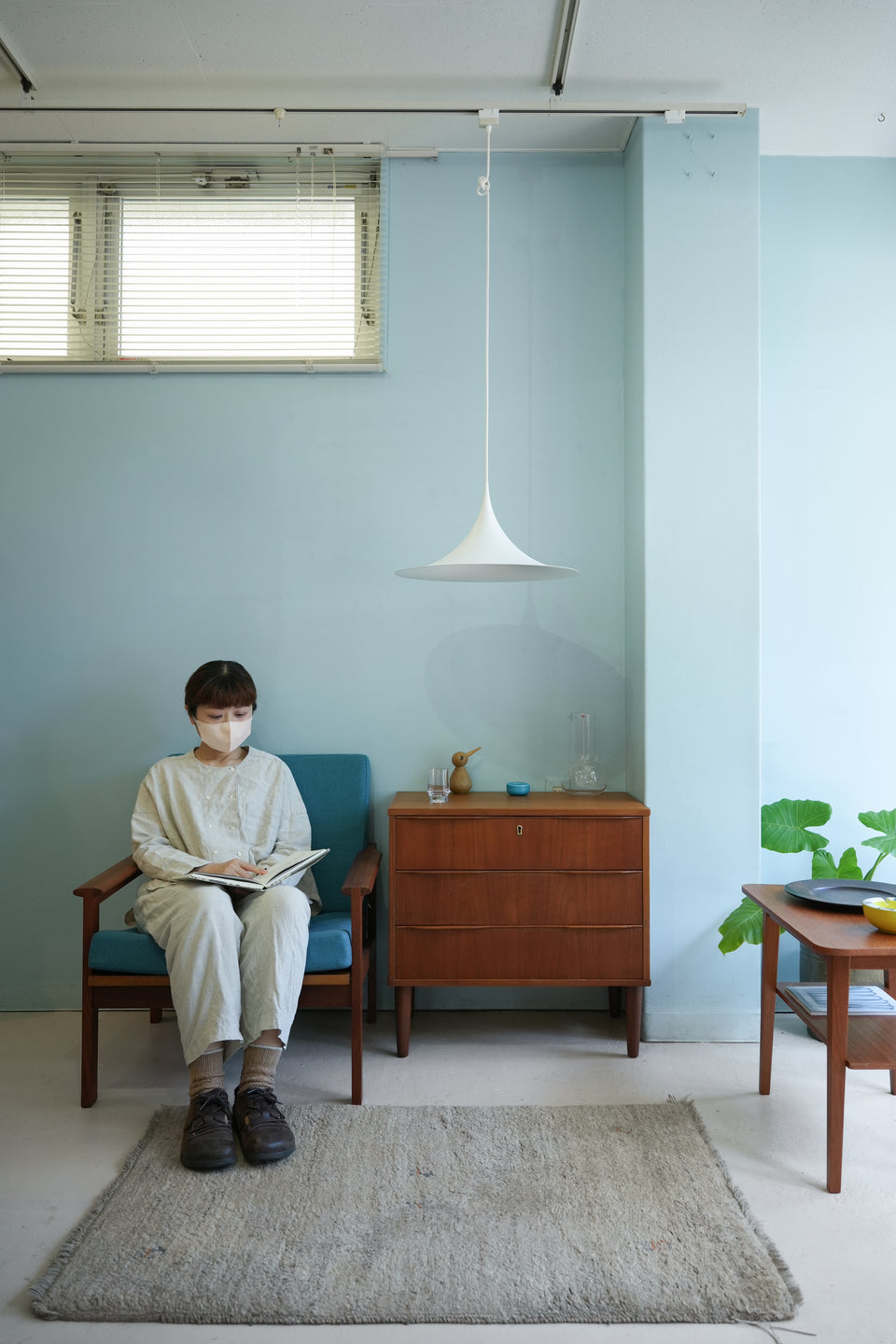 Danish Vintage SEMI Pendant Light/デンマークヴィンテージ セミ ペンダントライト 照明 北欧インテリア