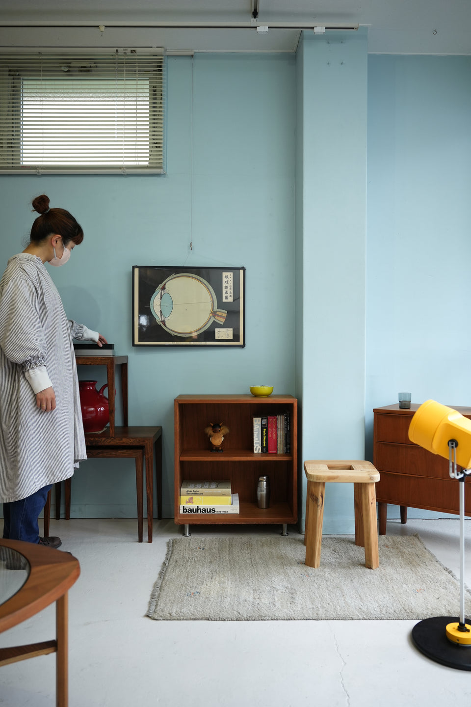 Japanese Vintage Teakwood Small Bookcase/ジャパンヴィンテージ スモールブックケース 本棚 チーク材