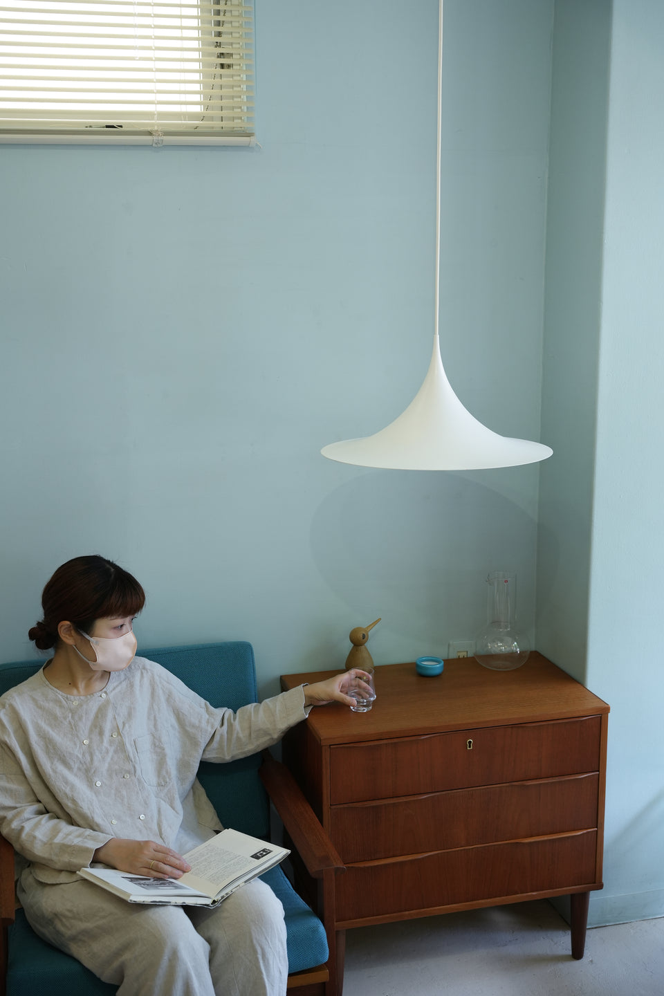 Danish Vintage SEMI Pendant Light/デンマークヴィンテージ セミ ペンダントライト 照明 北欧インテリア