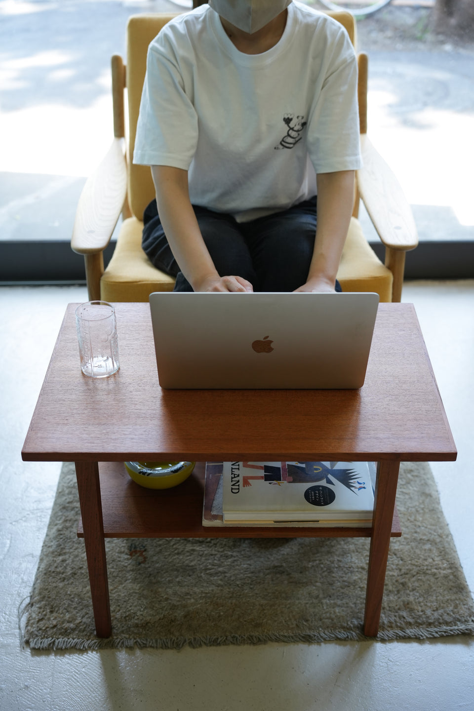 Danish Vintage Side Table with Rack Teakwood/デンマークヴィンテージ サイドテーブル ラック付き チーク材 北欧家具