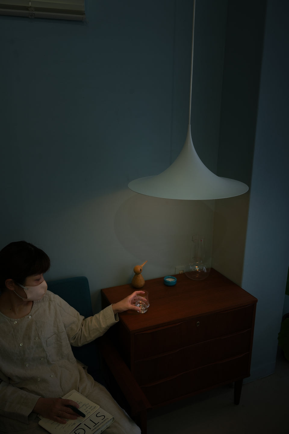Danish Vintage SEMI Pendant Light/デンマークヴィンテージ セミ ペンダントライト 照明 北欧インテリア