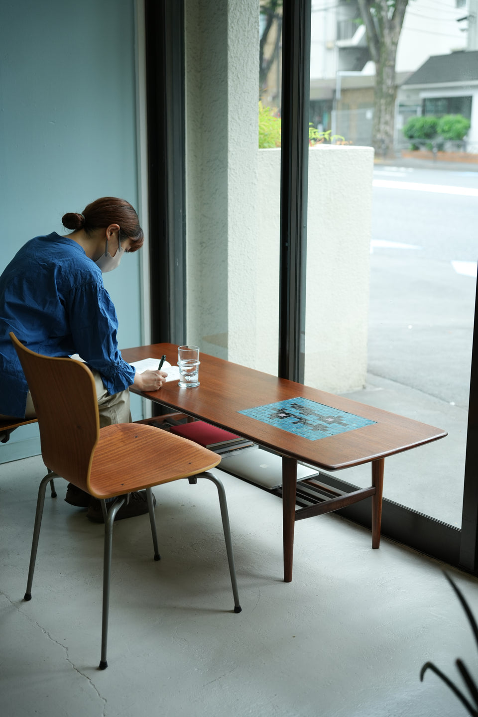 Dutch Vintage Webe Coffee Table Louis van Teeffelen × Jaap Ravelli/オランダヴィンテージ コーヒーテーブル タイルトップ チーク材
