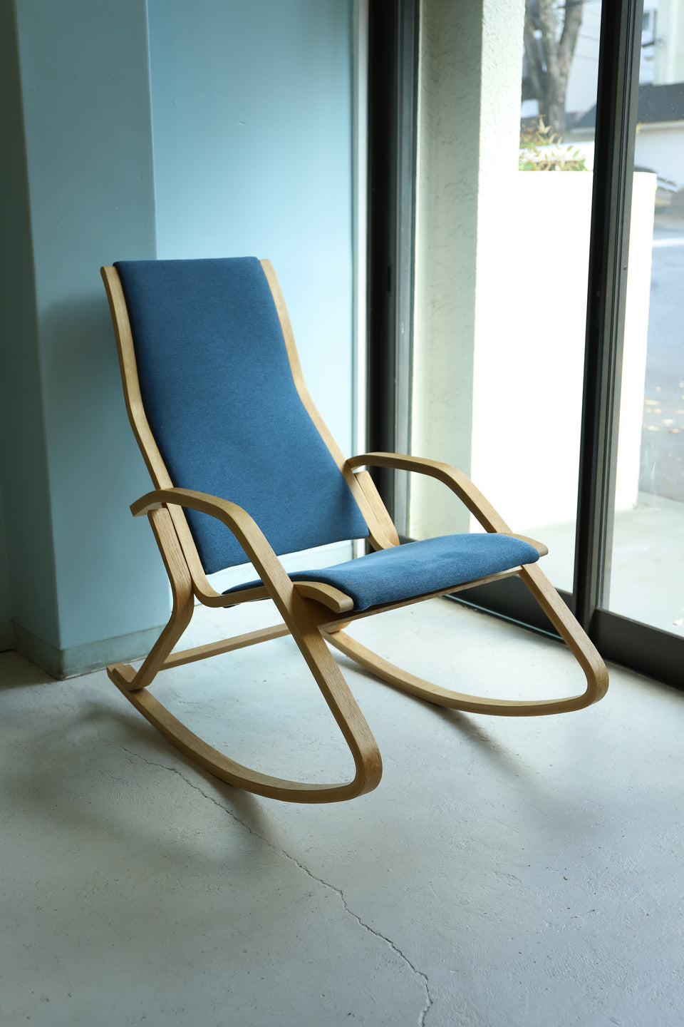 Czech Vintage Ludvik Volak Rocking Chair Drevopodnik Holesov/チェコヴィンテージ ロッキングチェア ルドヴィク・ヴォラック 北欧家具