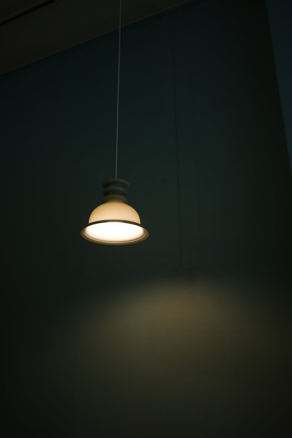 Danish Vintage Kro Holmegaard Pendant Light Gray/デンマークヴィンテージ ホルムガード グレー ペンダントライト 照明
