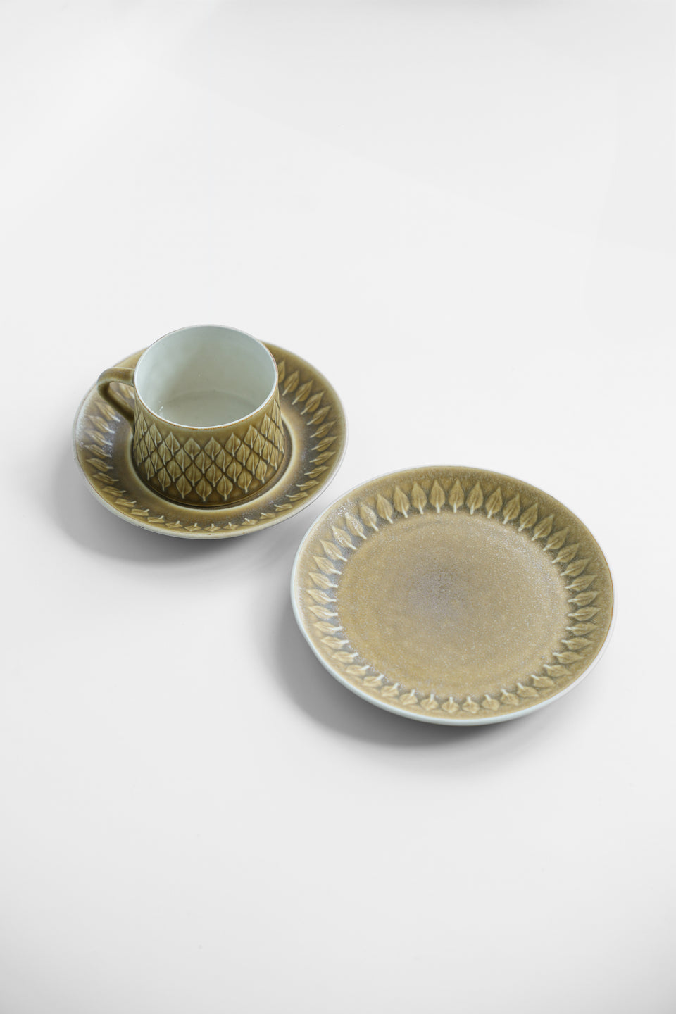 Coffee Cup and Saucer Plate Jens H.Quistgaard Relief/カップ&ソーサー イェンス・クイストゴー レリーフ 北欧ヴィンテージ食器