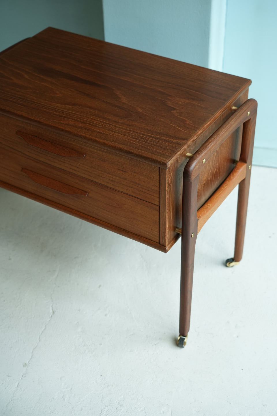 Danish Vintage Sewing Wagon Side Chest/デンマークヴィンテージ ソーイングワゴン サイドチェスト 北欧家具