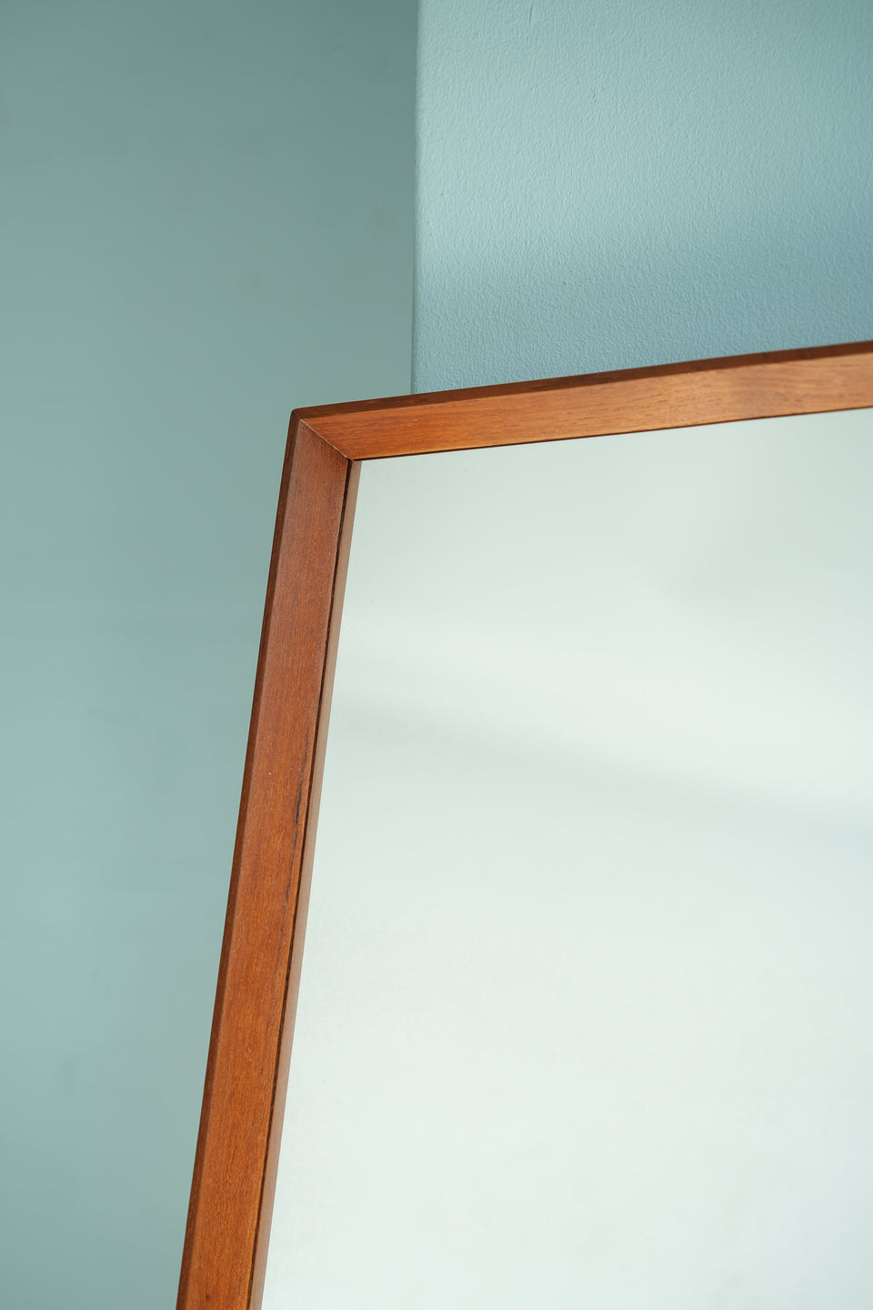 Danish Vintage Wall Mirror Teakwood Frame/デンマークヴィンテージ ウォールミラー 鏡 チーク材 北欧インテリア