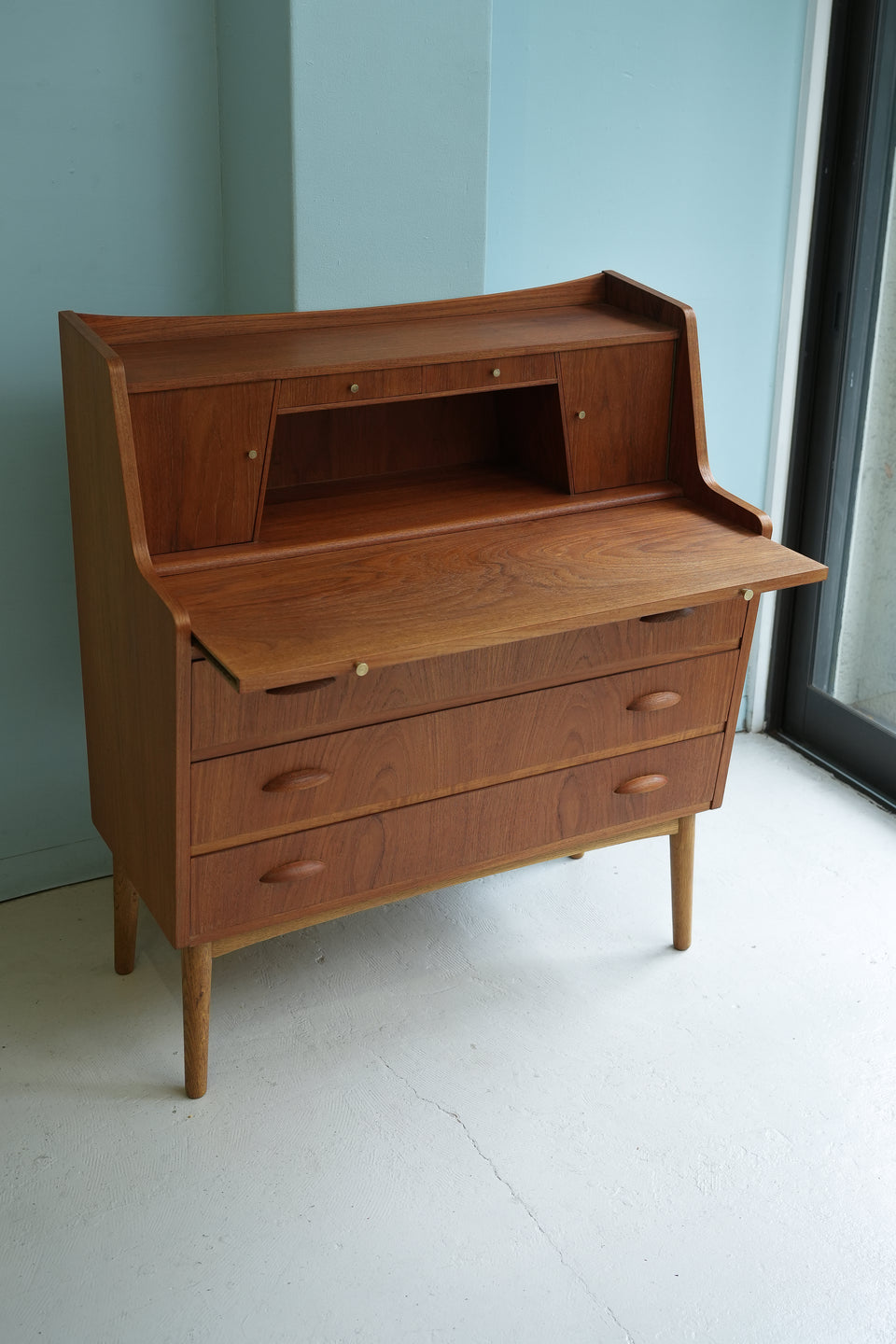 Danish Vintage Bjerringbro Stolefabrik Writing Bureau/デンマークヴィンテージ ライティングビューロー 北欧家具