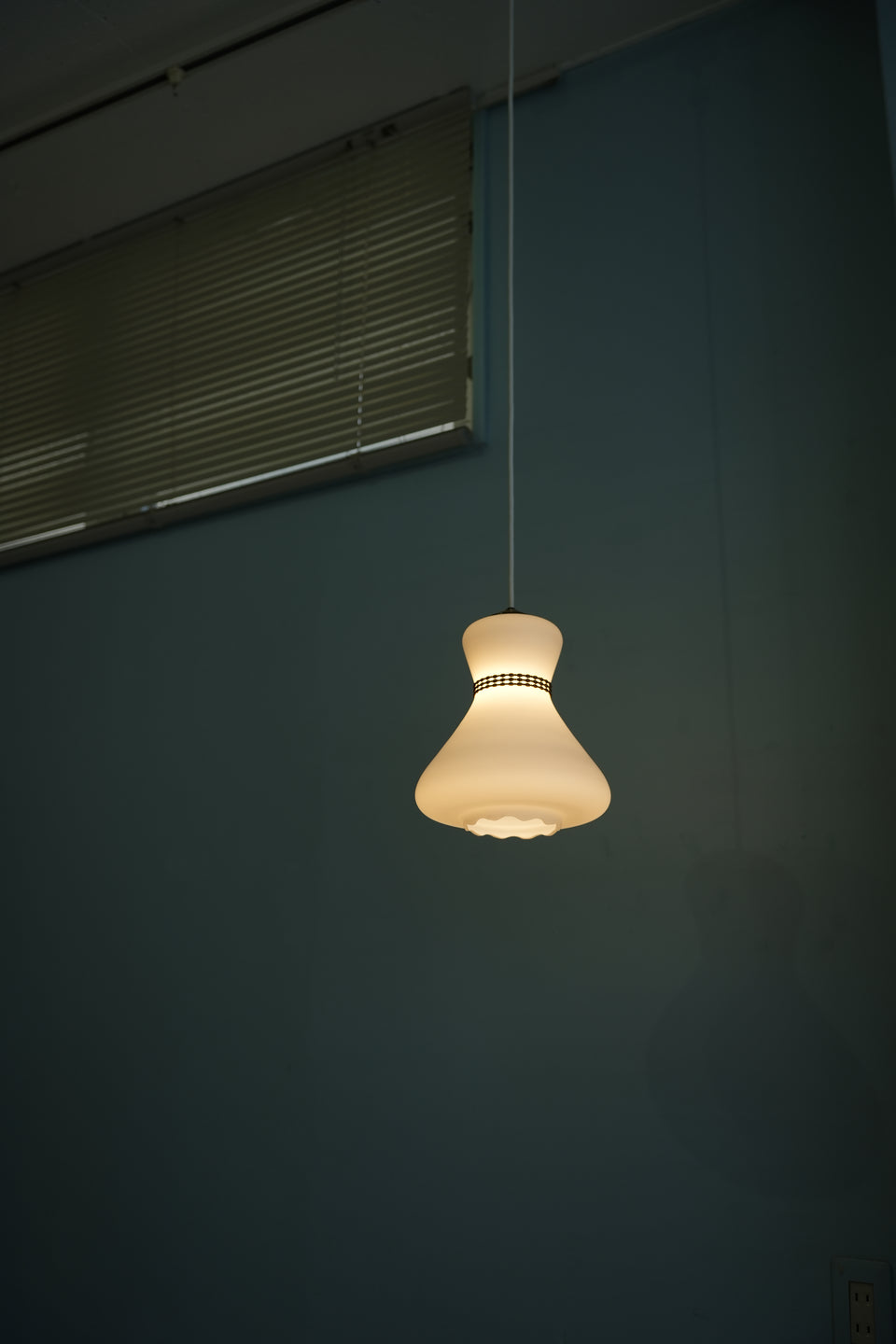 Danish Vintage Frost Glass Pendant Light/デンマークヴィンテージ ペンダントライト フロストガラス 照明 北欧インテリア