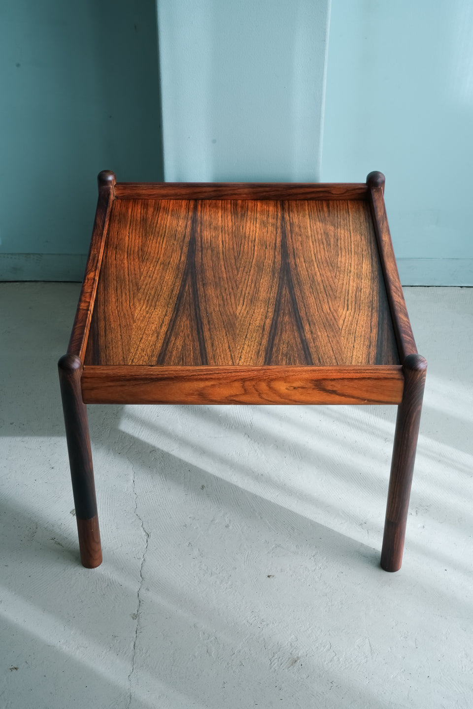 Danish Vintage Rosewood Square Coffee Table/デンマークヴィンテージ コーヒーテーブル ローズウッド材 北欧家具