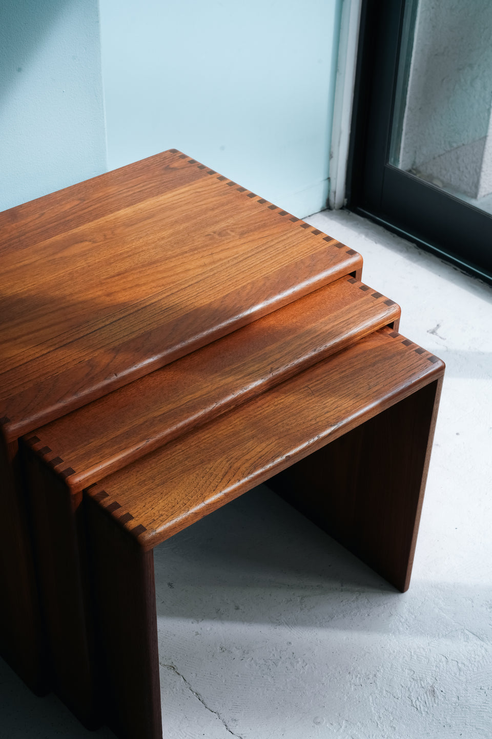 Danish Vintage Salin Møbler Nyborg Nesting Table Teakwood/デンマークヴィンテージ ネストテーブル チーク材 北欧家具