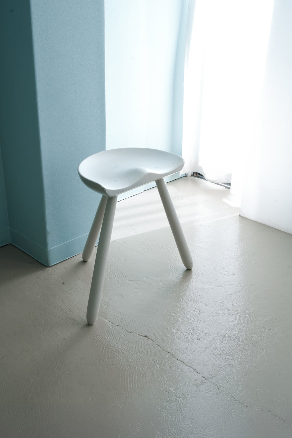 デンマークヴィンテージ シューメーカーチェア ミルクスツール/Danish