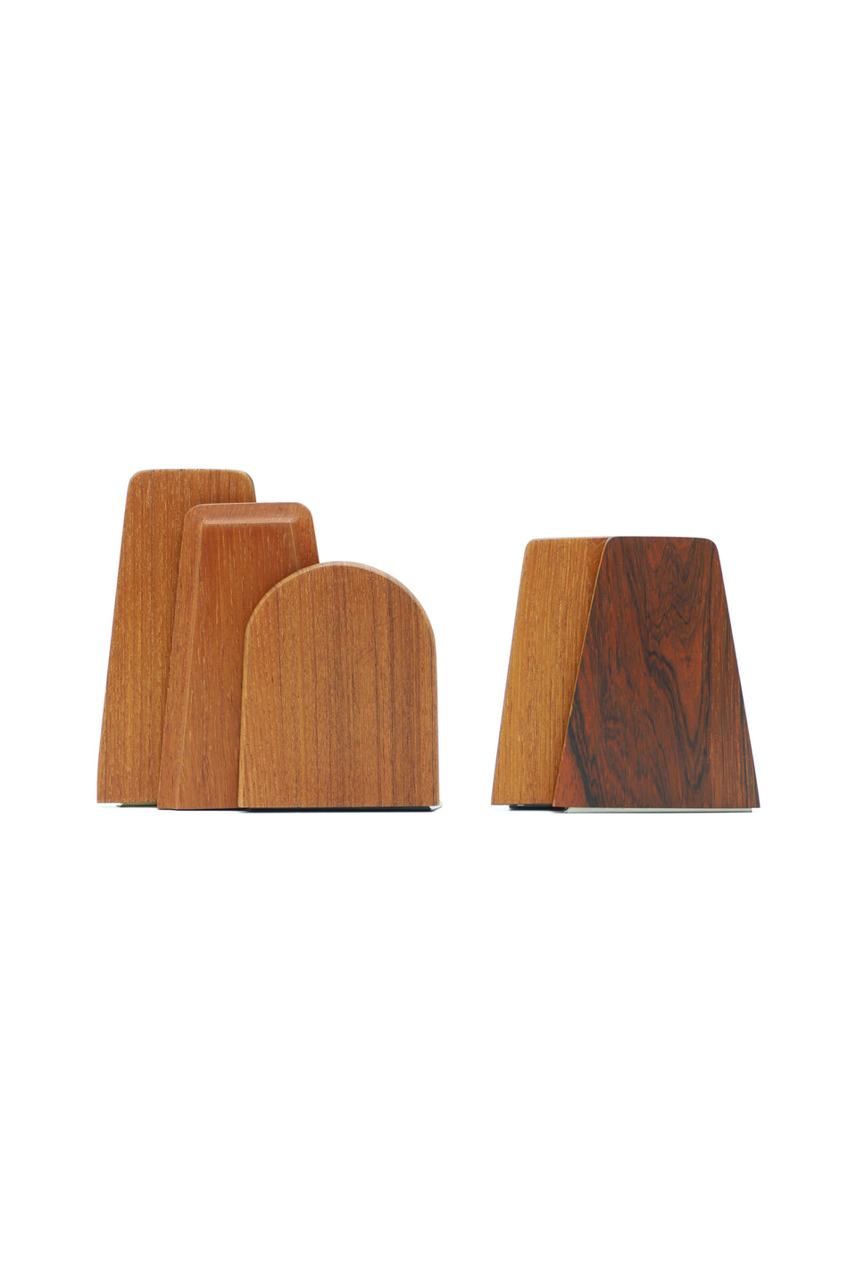 Danish Vintage Wooden Bookend Rosewood Teakwood/デンマークヴィンテージ ブックエンド 本立て ローズウッド材 チーク材 北欧インテリア
