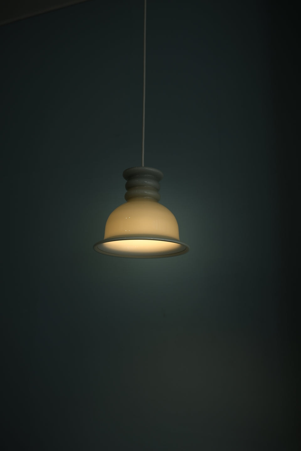 Holmegaard Pendant Light Gray Kro Danish Vintage /ホルムガード グレー 北欧ヴィンテージ ペンダントライト 照明