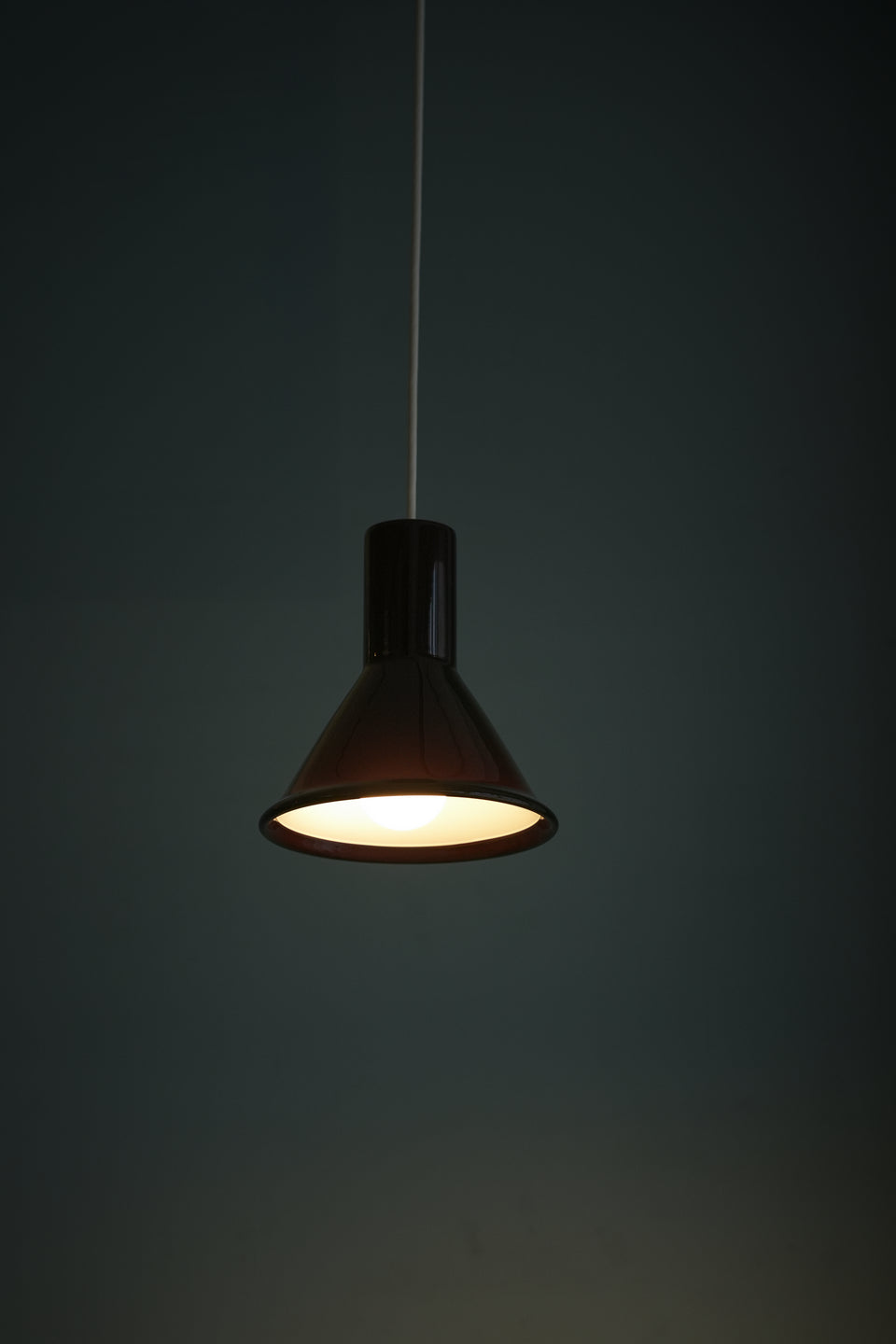 Holmegaard P&T Small Pendant Aubergine Danish Vintage/ホルムガード ペンダントライト オーベルジーヌ デンマークヴィンテージ