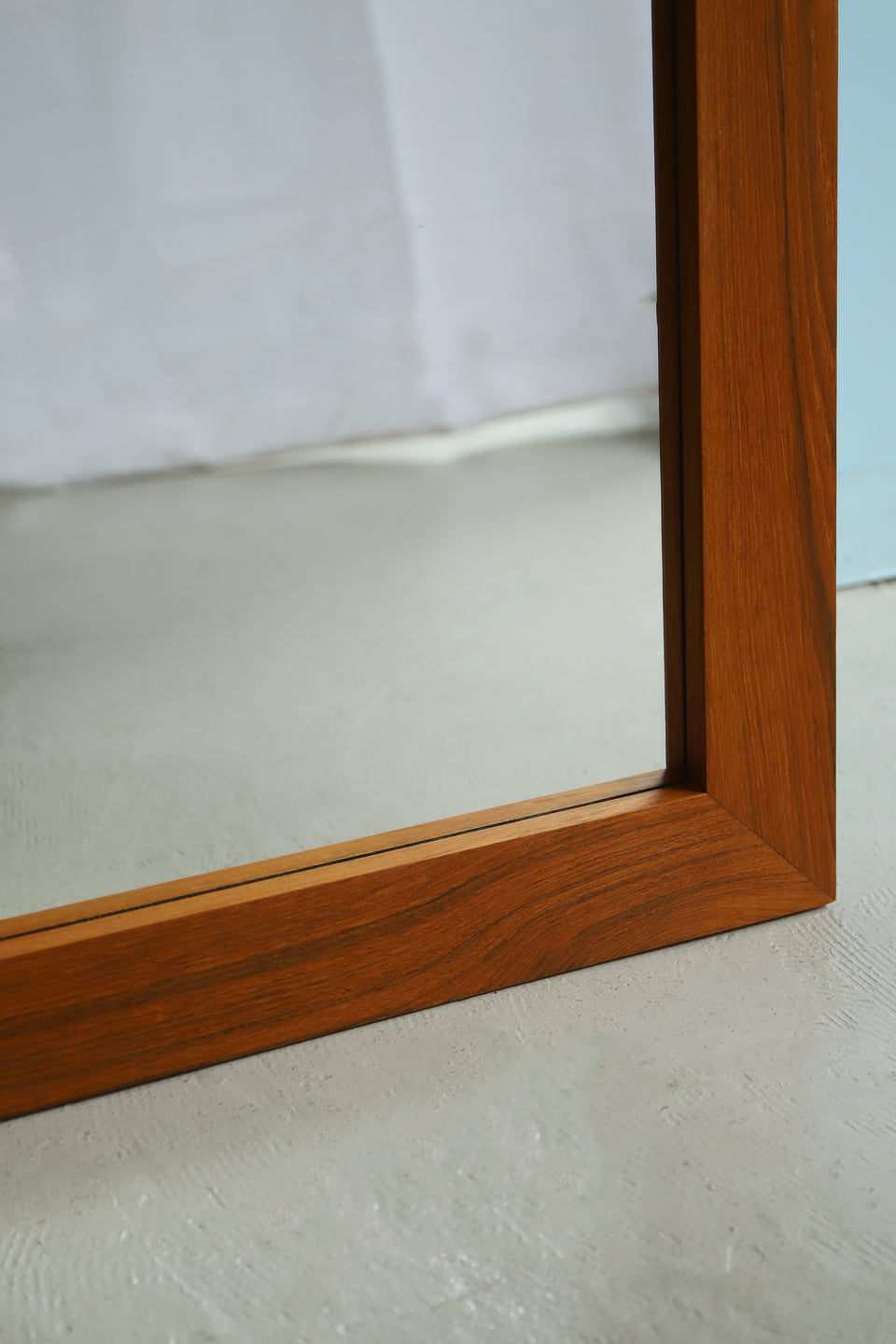 Teak Frame Wall Mirror Danish Vintage/デンマークヴィンテージ ウォールミラー 鏡 チーク材 北欧インテリア