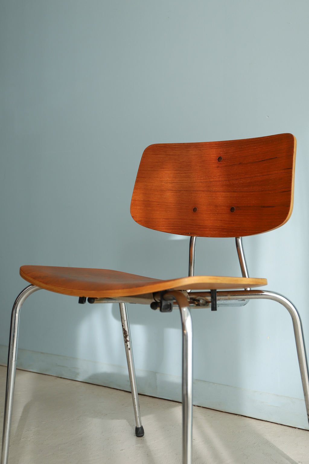 デンマークヴィンテージ スタッキングチェア 椅子 プライウッド チーク