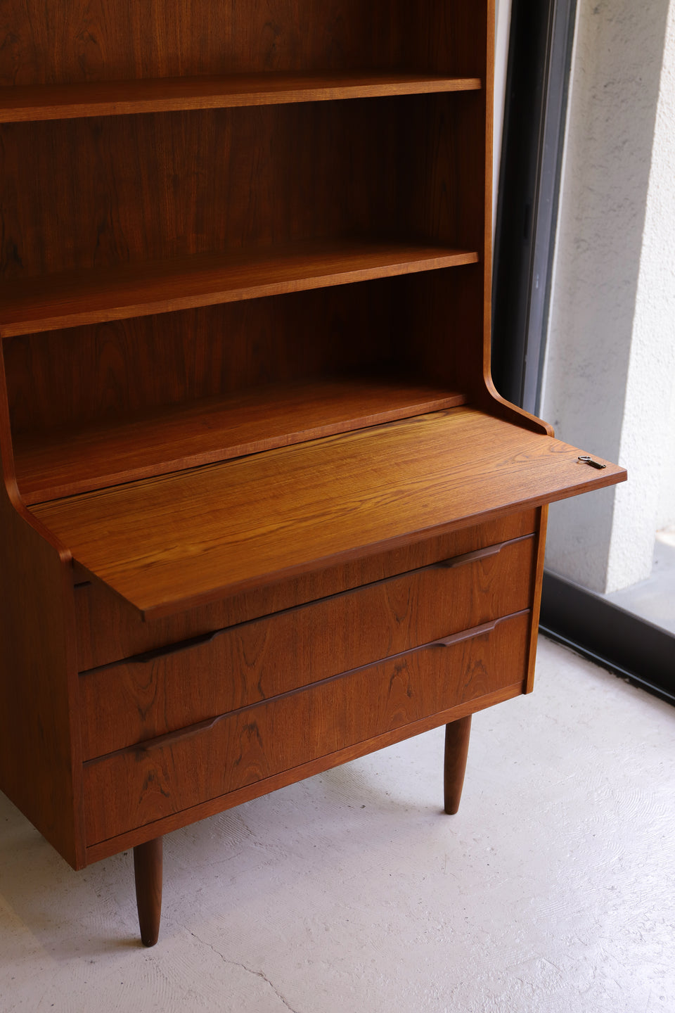 Danish Vintage Writing Bureau Bookcase/デンマークヴィンテージ ライティングビューロー 本棚 北欧家具