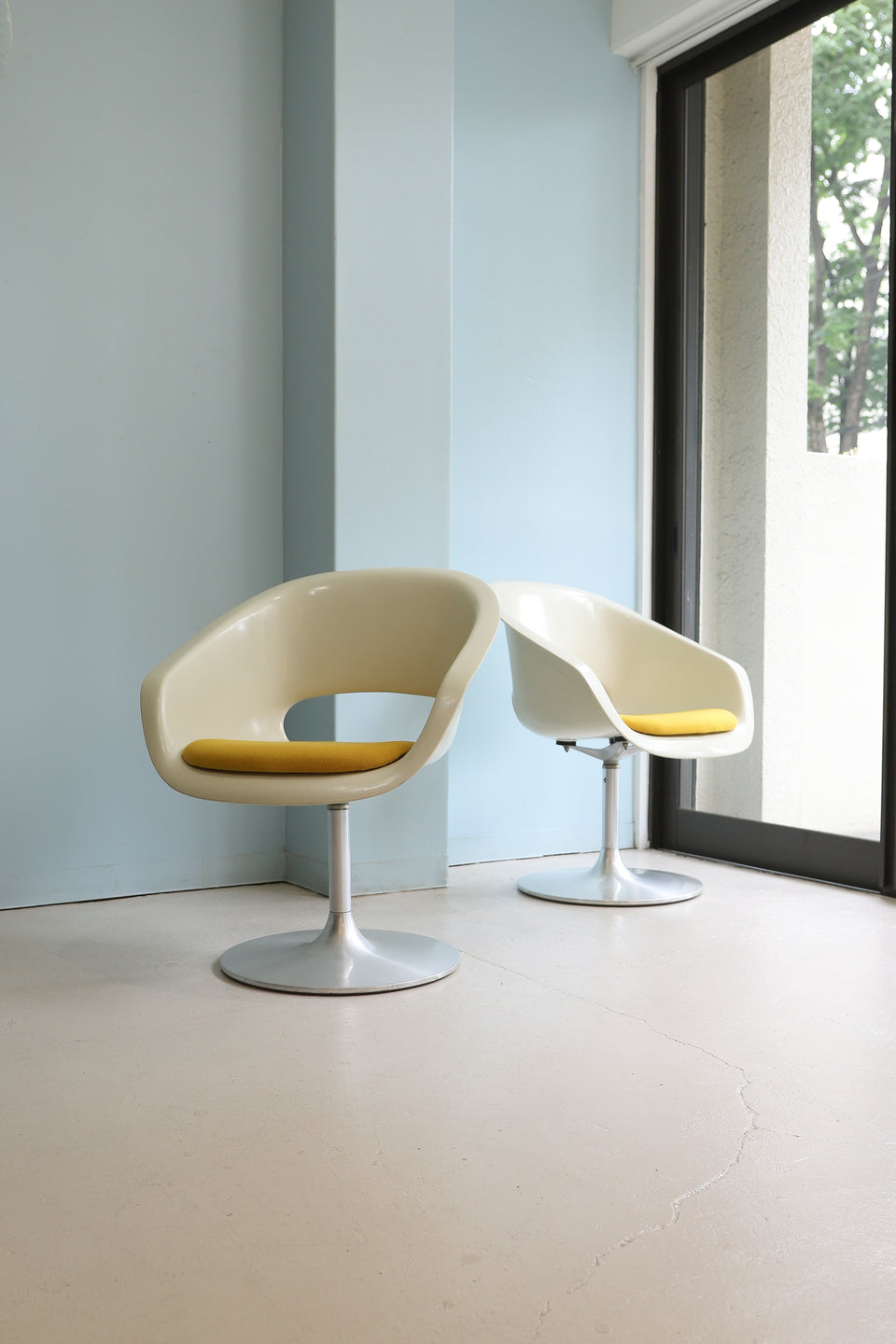 Japanese Vintage KOTOBUKI FRP Swivel Shell Chair/ジャパニーズヴィンテージ コトブキ シェルチェア 回転椅子 ミッドセンチュリー