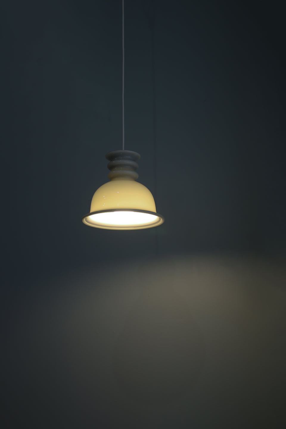 Holmegaard Pendant Light Kro Gray Danish Vintage/デンマークヴィンテージ ホルムガード ペンダントライト シセ・ヴェアナー 照明 北欧インテリア