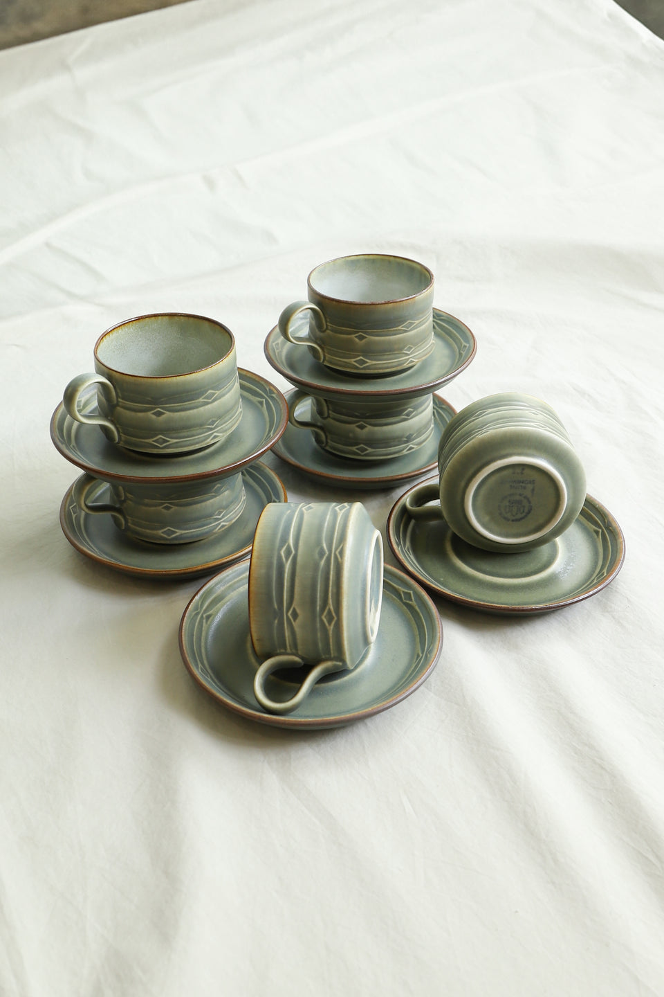 Jens H. Quistgaard RUNE Cup and Saucer/イェンス・クイストゴー ルーン カップ&ソーサー 北欧ヴィンテージ食器