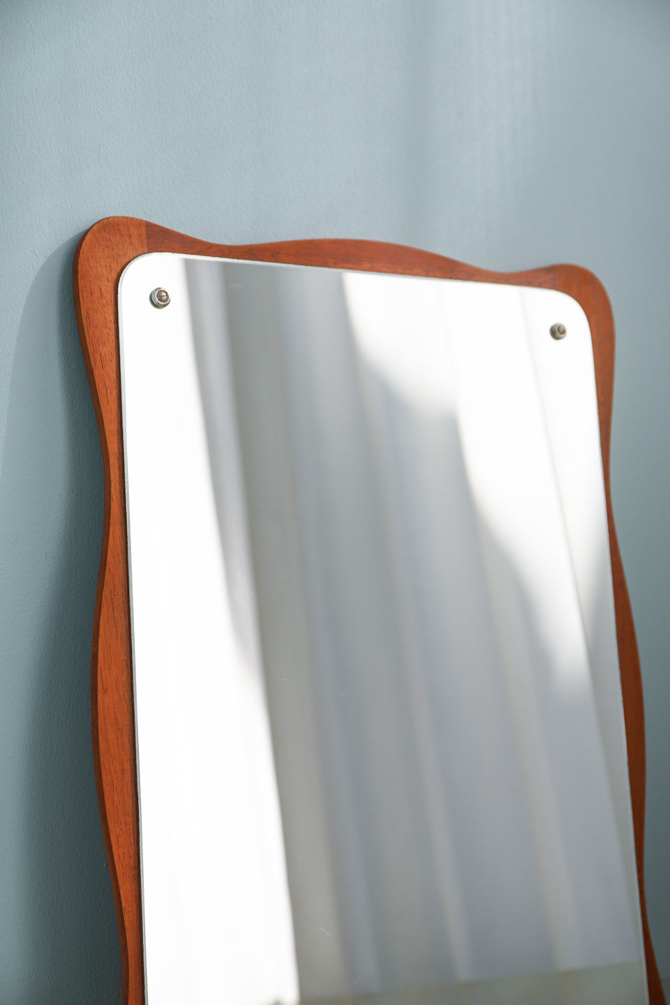 Teakwood Frame Wall Mirror Jansen Spejle Danish Vintage/デンマークヴィンテージ ウォールミラー 鏡 チークフレーム 北欧インテリア