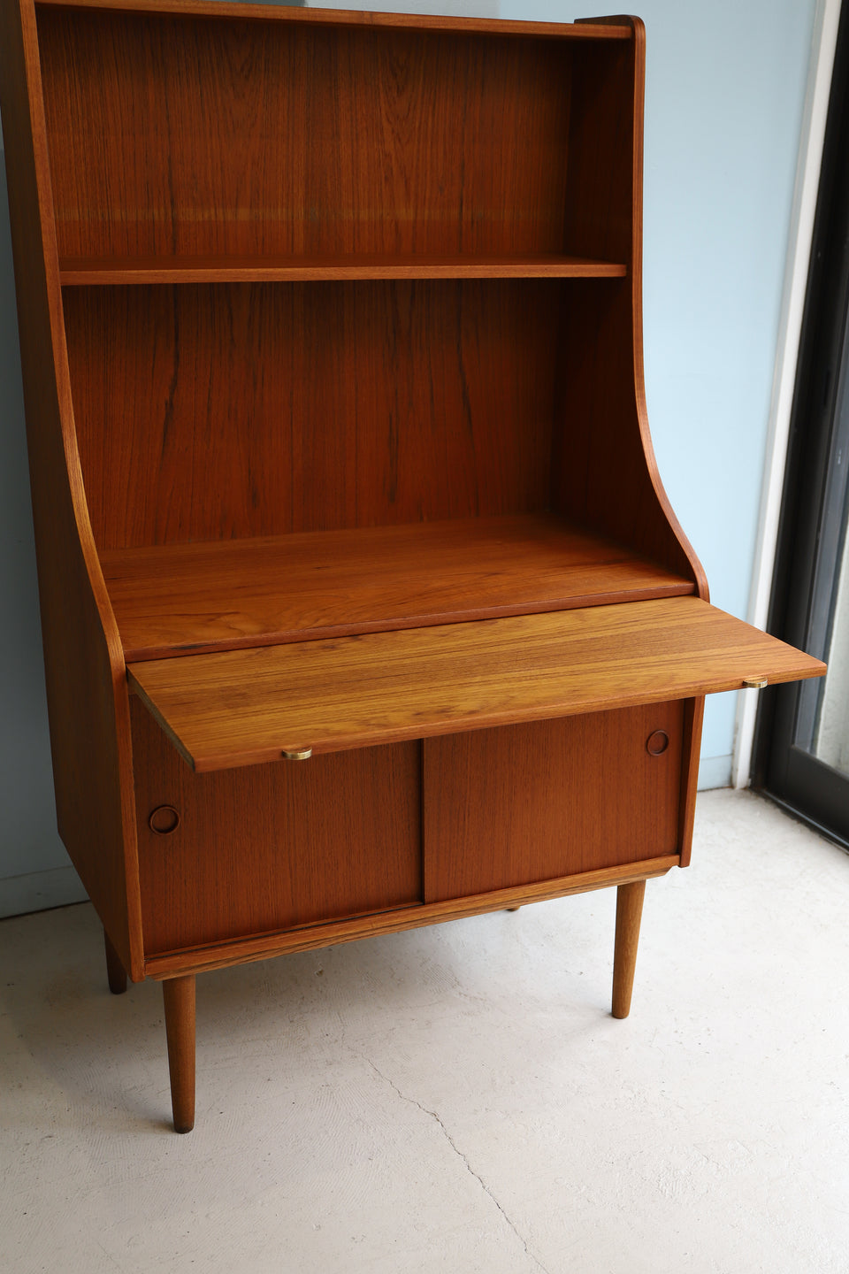 Writing Bureau Bookcase Shelf Danish Vintage/デンマークヴィンテージ ライティングビューロー ブックケース シェルフ 北欧家具