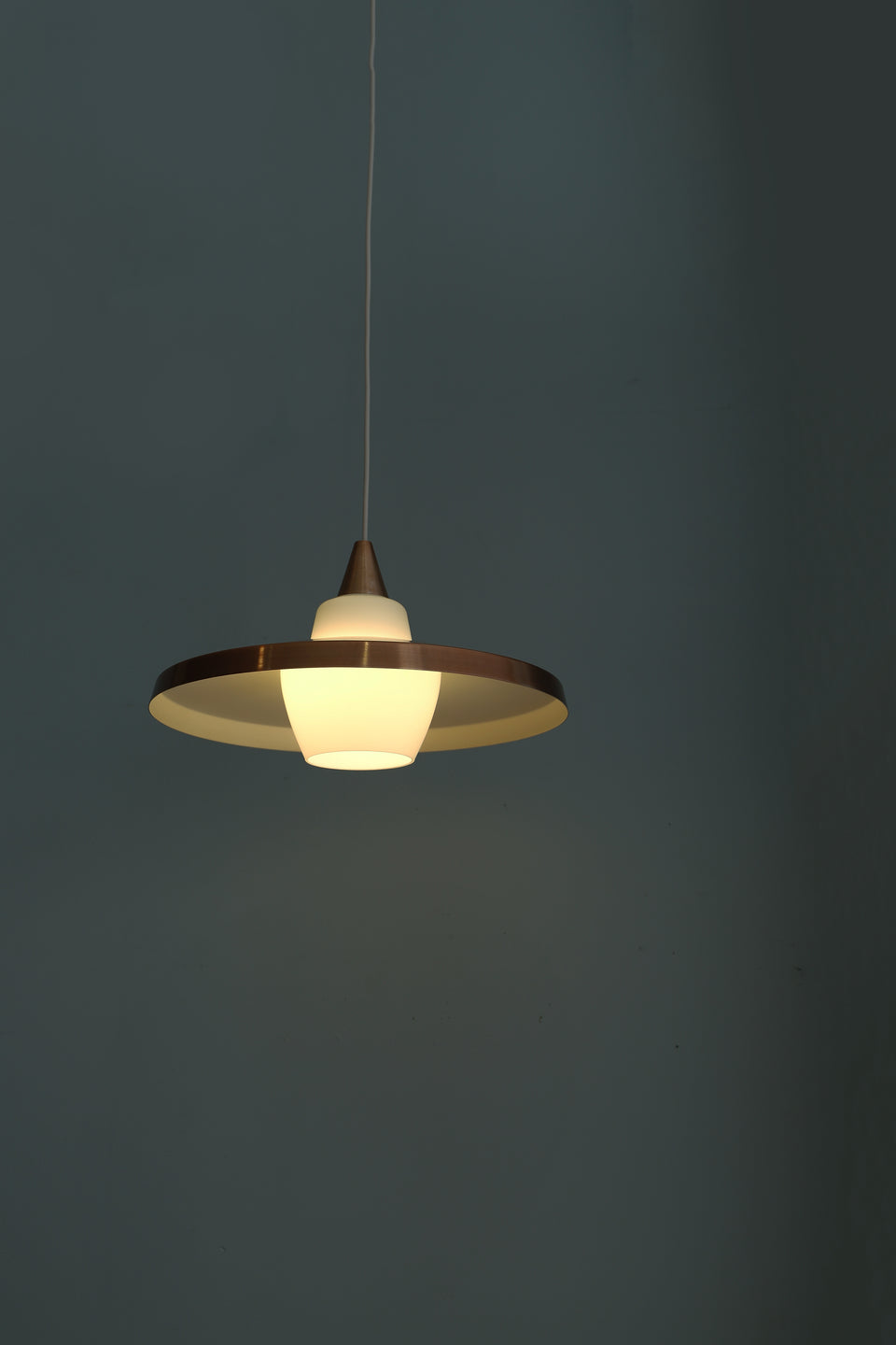 Danish Vintage Copper Glass Pendant Light/デンマークヴィンテージ ペンダントライト コッパー ガラス 照明 北欧インテリア