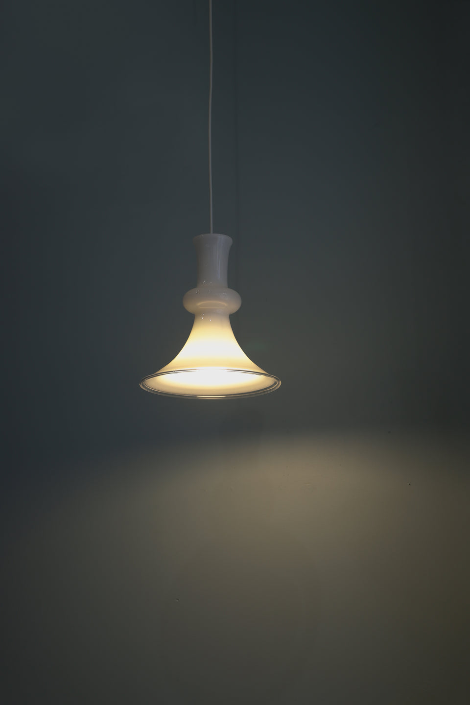 Vintage Holmegaard Pendant Light Etude2 White/ホルムガード ペンダントライト エチュード 照明 ホワイト デンマークヴィンテージ