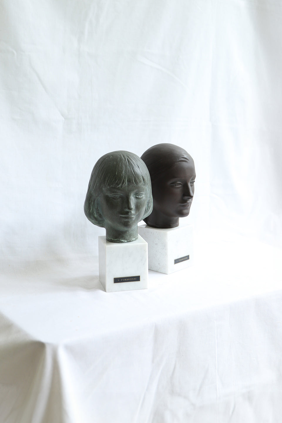 Yasutake Funakoshi Bronze Sculpture/舟越保武 ブロンズ像 少女 アンナ ローラ 彫刻